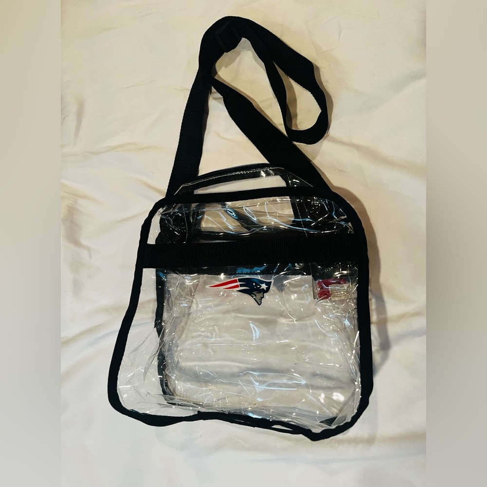 Like new clear patriots stadium bag